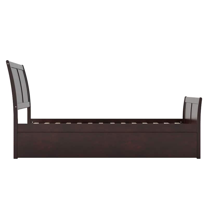 Portland Solid Wood Platform Bed with Matching Footboard and Trundle