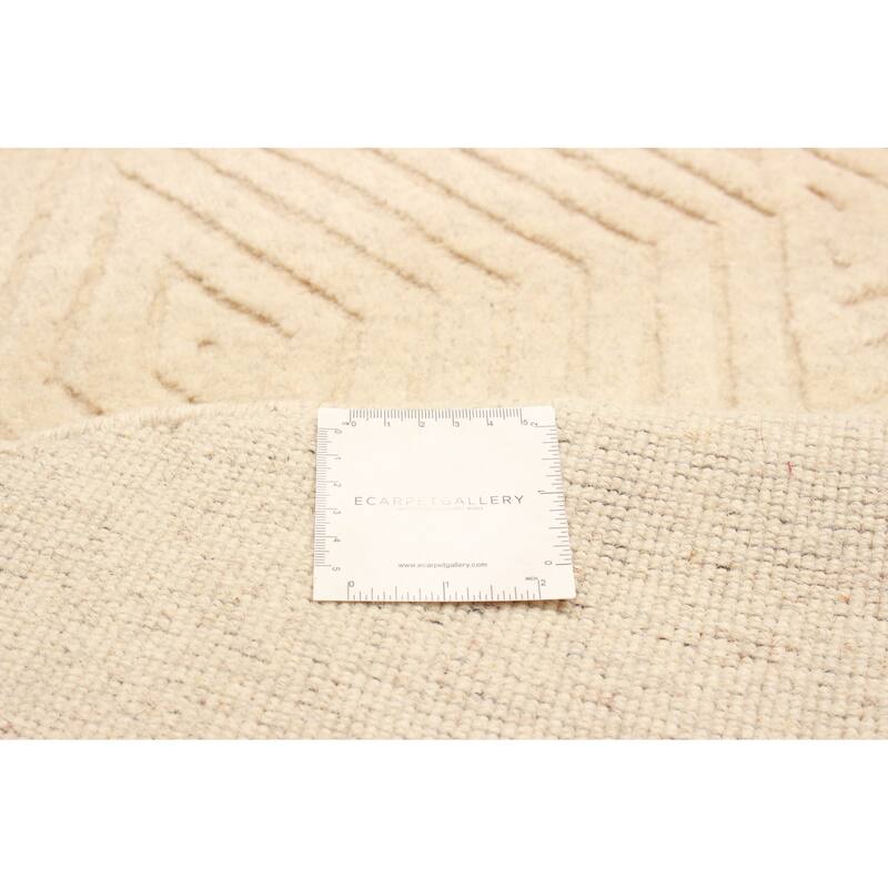 Kashkuli Gabbeh Beige Rug 5'4" x 5'4" - 5'4 x 5'4