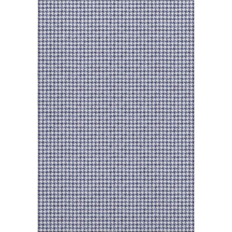 Premium Washable Super Soft Modern Houndstooth Mayfield Rug