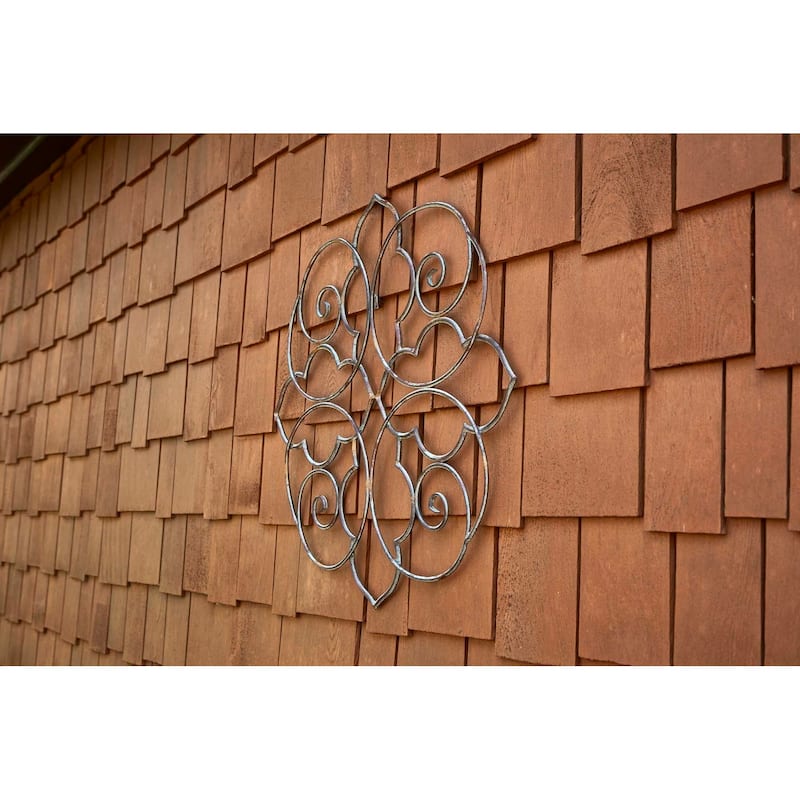 Southern Patio 27 in. H Taza Outdoor Metal Wall Decor