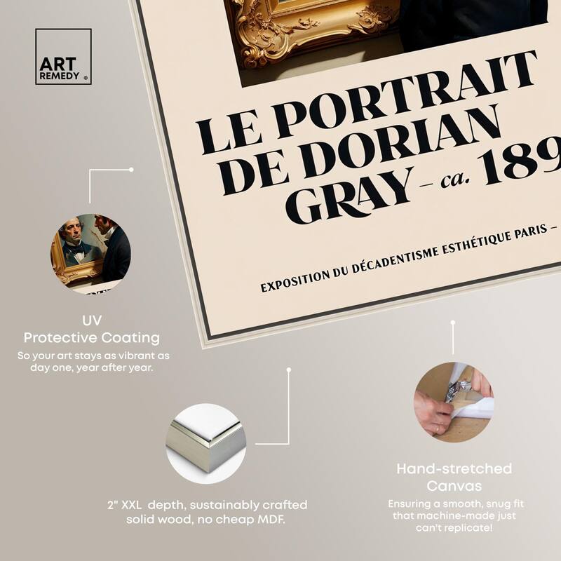 Decadent World of Dorian Gray Canvas by Art Remedy