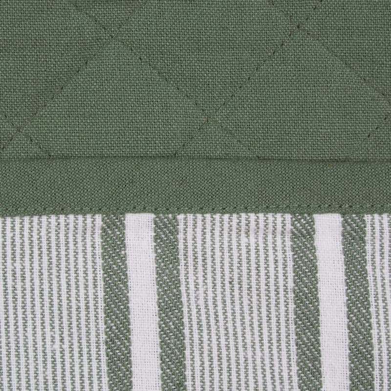 Chef Stripe Double Oven Mitt