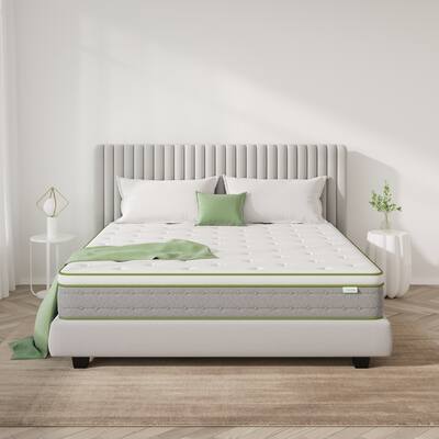Novilla 10-inch Gel Memory Foam Hybrid Innerspring Mattress in a Box