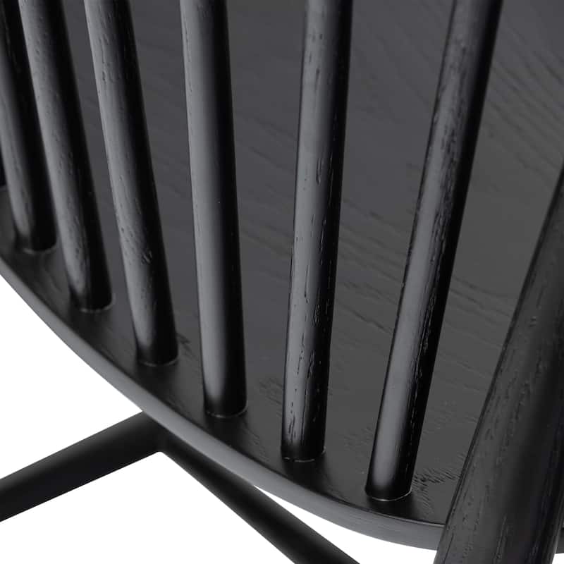Poly & Bark Ligna Dining Chair - Spindled Bark with Solid Wood Frame