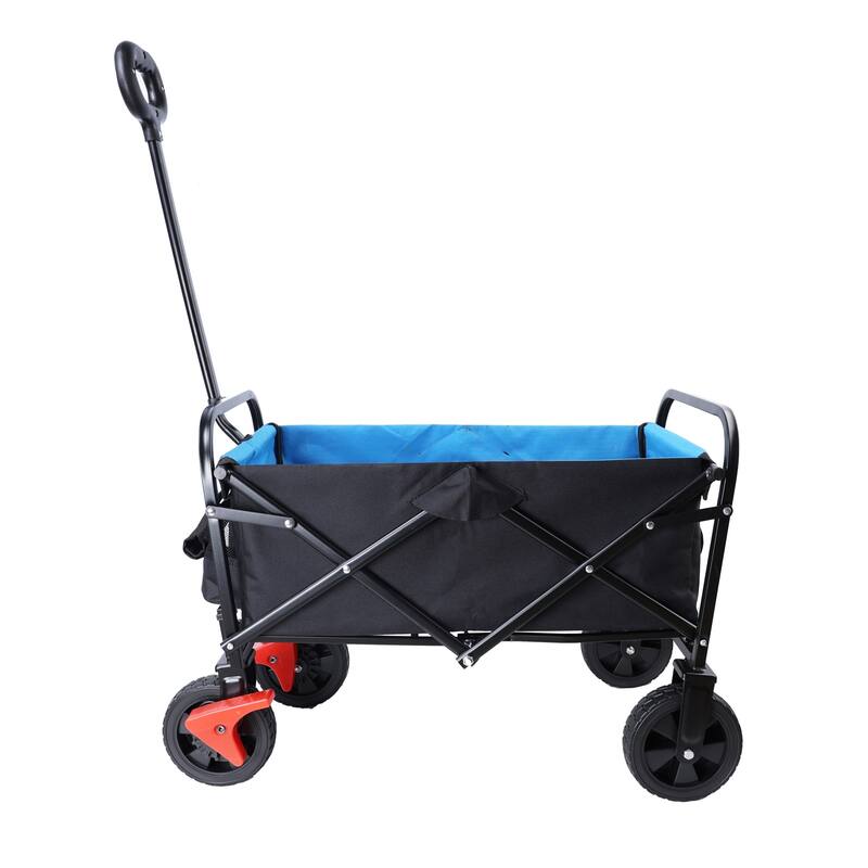 ini Folding Wagon Garden Shopping Beach Cart