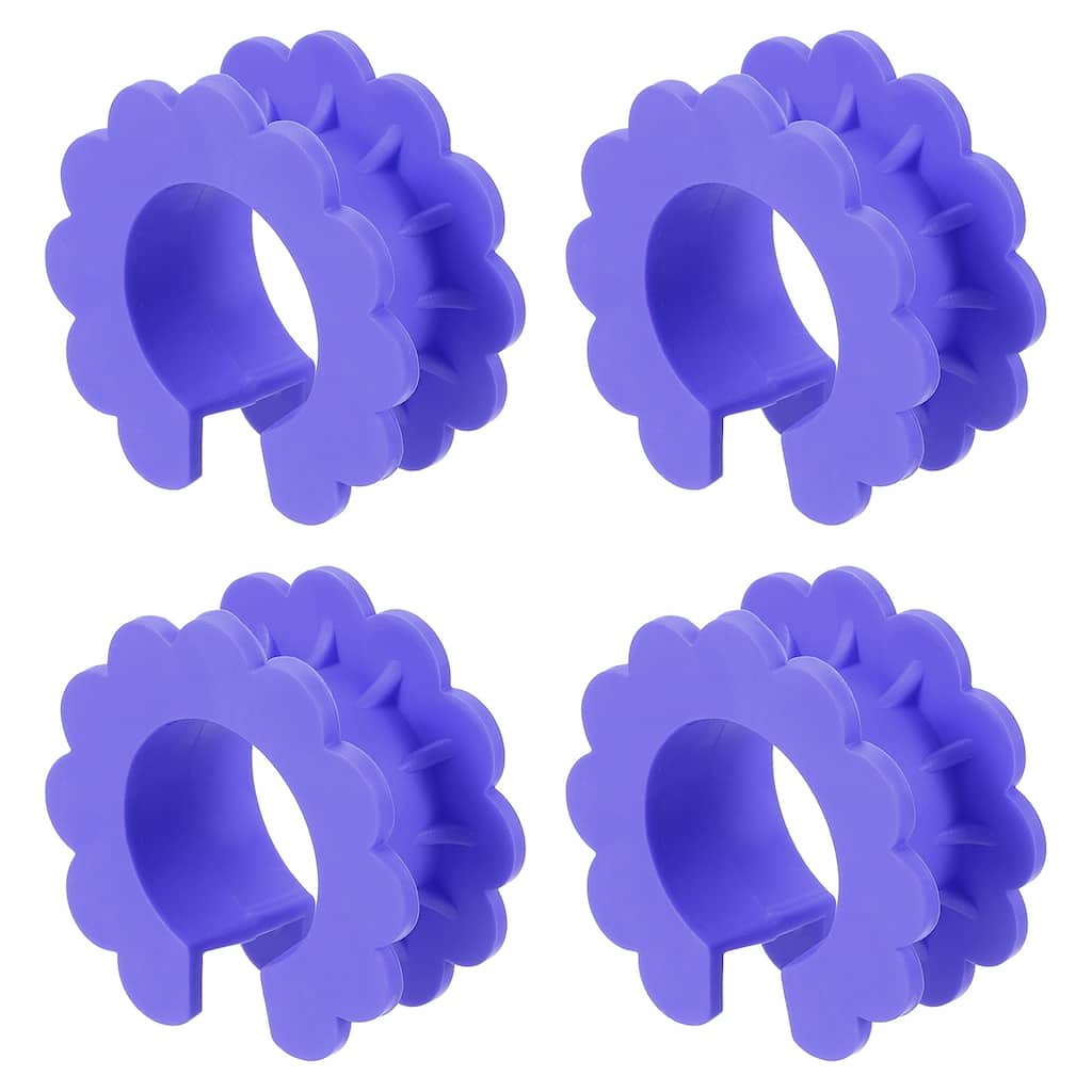 4Pcs Clothes Hanger Windproof Fixed Hook, Anti-Off Hanger Ring Hooks - 1.69"x0.67"