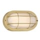 preview thumbnail 8 of 15, Westinghouse Lighting Traditional One-Light, 6-Watt LED Outdoor Exterior Wall Fixture - 1-Light Modern Brass
