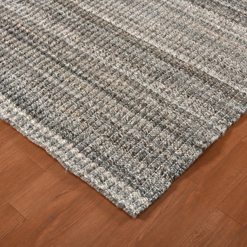 Lineage Brown Heathered Hand-Woven Area Rug 2' x 3'