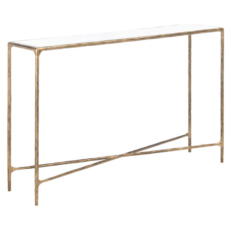 SAFAVIEH Couture Dorotea Forged Metal Rectangle Console Table - 48" W x 12" L x 30" H - 48"W x 12"D x 30"H
