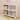 Max and Lily Farmhouse 4-Shelf Bookcase - 43.25” L x 10.75” W x 32.75” H