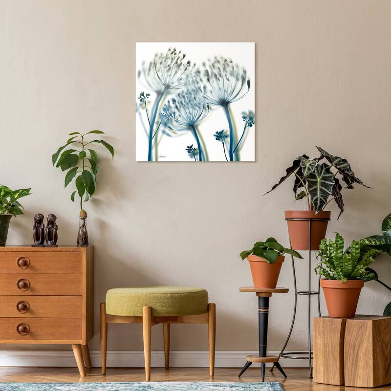 "Unfocused Beauty 2" Frameless Free Floating Tempered Glass Panel Graphic Wall Art