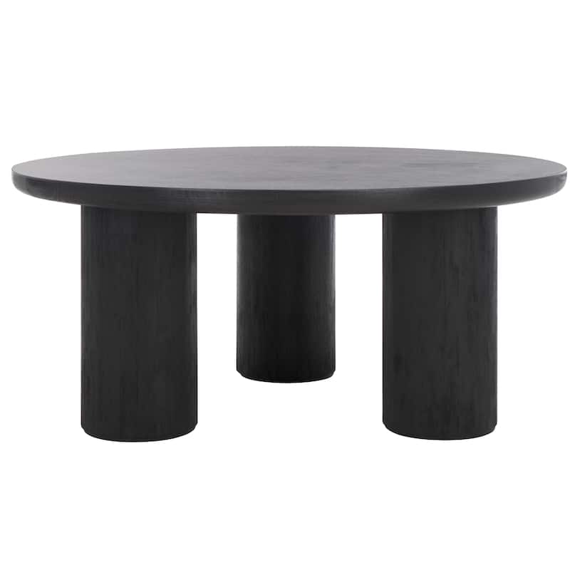 SAFAVIEH Home Mork 3-Leg Round Top Coffee Table - 40Wx40Dx18H