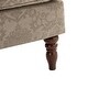 preview thumbnail 22 of 46, Epimethis Traditional Fabric Accent Armchair with Turned Legs by HULALA HOME