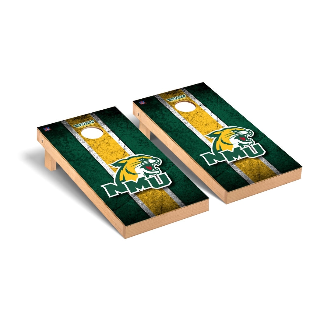 Northern Michigan Wildcats Vintage Cornhole Board Set