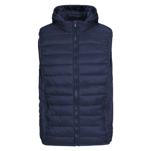 men's packable puffer vest