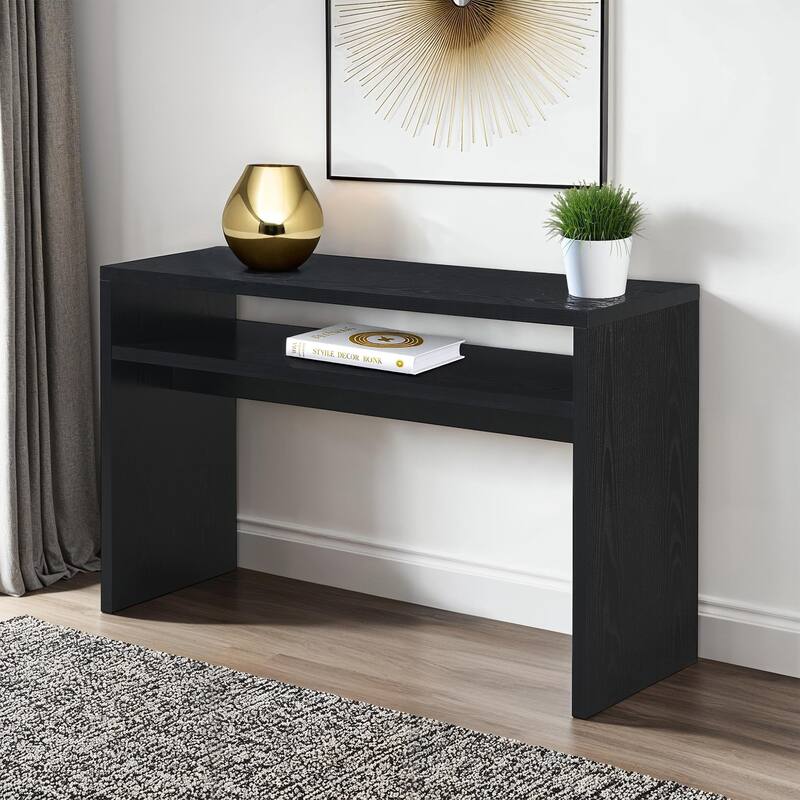 Convenience Concepts Northfield Deluxe Entryway Hall Console Table with Shelf