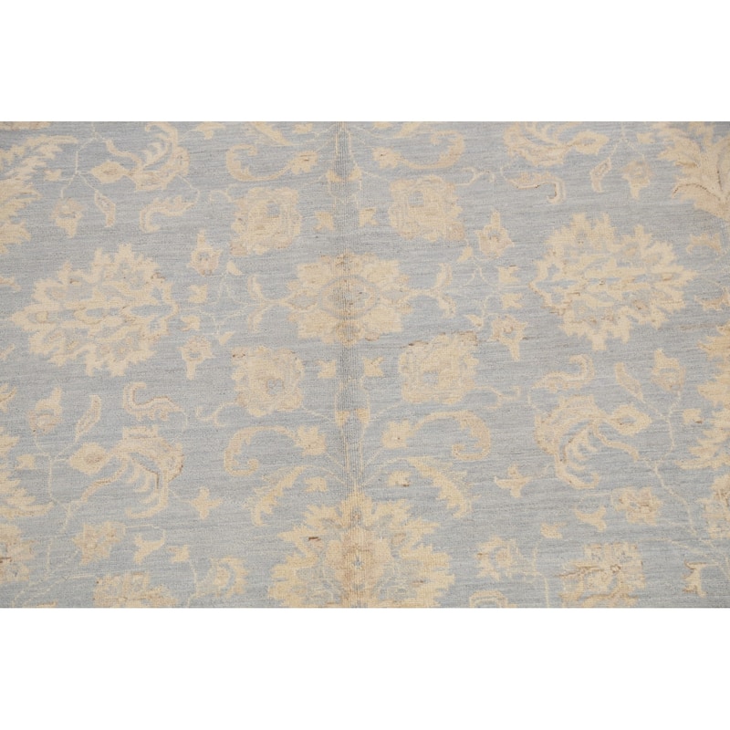 Vegetable Dye Muted Peshawar Chobi Oriental Wool Area Rug Hand-knotted - 8'10" x 11'9"