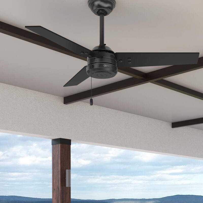 Hunter Cassius Outdoor 44 inch Ceiling Fan 50262 - Pull Chain