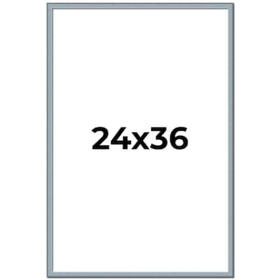 24x36 Frame Rustic Sky Blue Solid Wood Picture Frame | 0.75 Inch