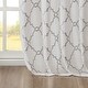 preview thumbnail 81 of 81, Madison Park Westmont Fretwork Print Grommet Top Window Curtain Panel