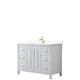 Option White, Gold Trim, White Cultured Marble Top