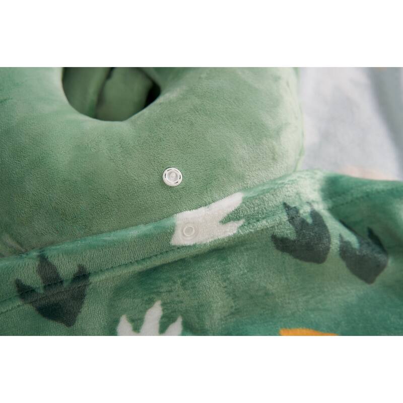 3D Animal Neck Pillow and Throw Set for Kids