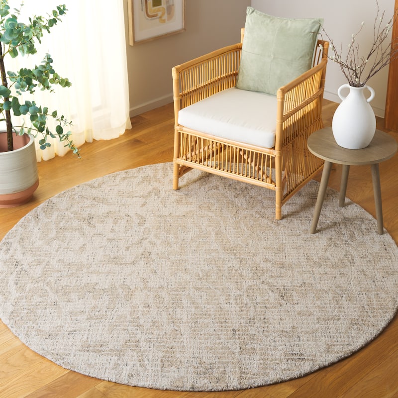 SAFAVIEH Handmade Ebony Diede Modern & Contemporary Wool Rug