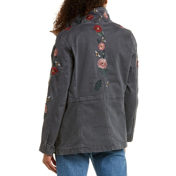 grey sherpa denim jacket