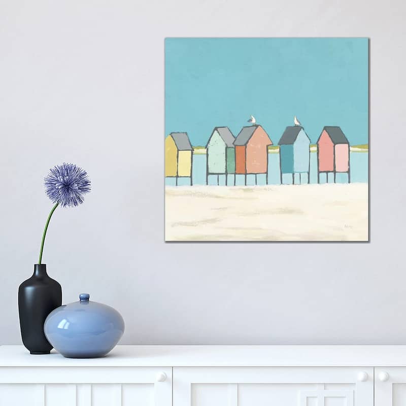iCanvas "Cabanas II Pastel" by Phyllis Adams Canvas Print - 18x18x1.5