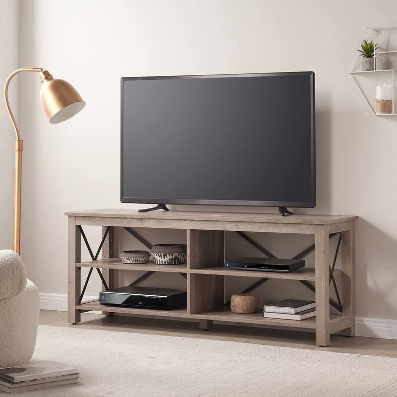 Sawyer 62" TV Stand - Gray Oak