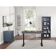 preview thumbnail 9 of 15, Farmhouse Electric Sit/Stand Desk, Height Adjustable Table, Blue