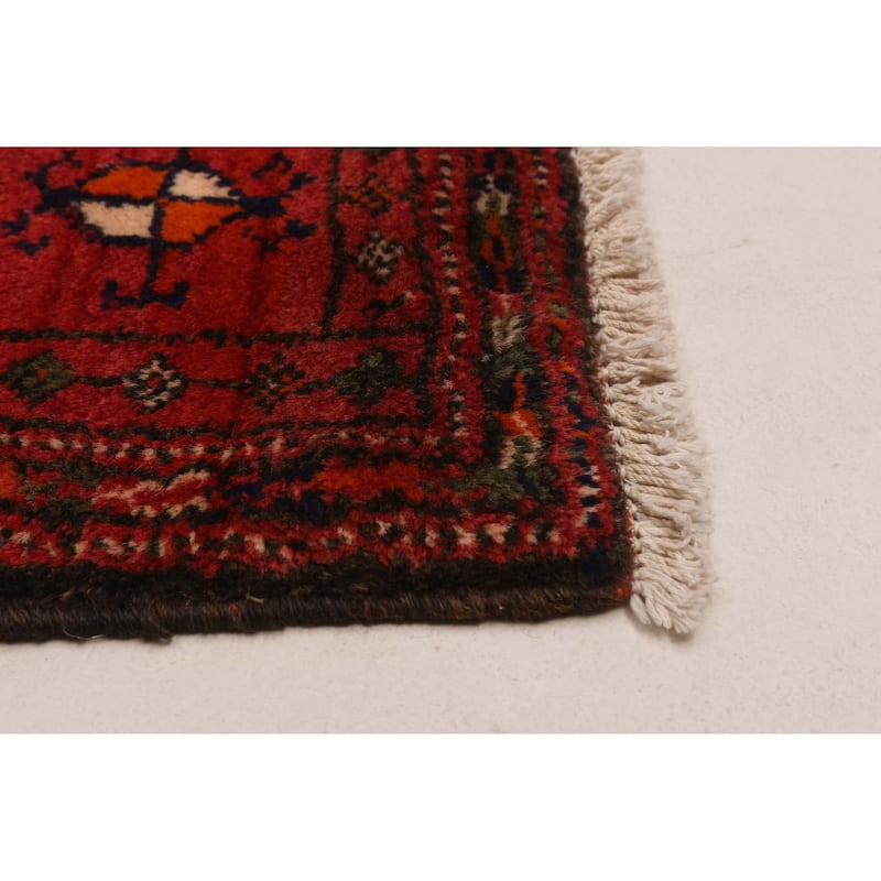 ECARPETGALLERY Hand-knotted Konya Anatolian Red Wool Rug - 4'10 x 9'7