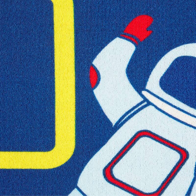 Everwash Imagine Hopscotch Space Kid's Washable Area Rug