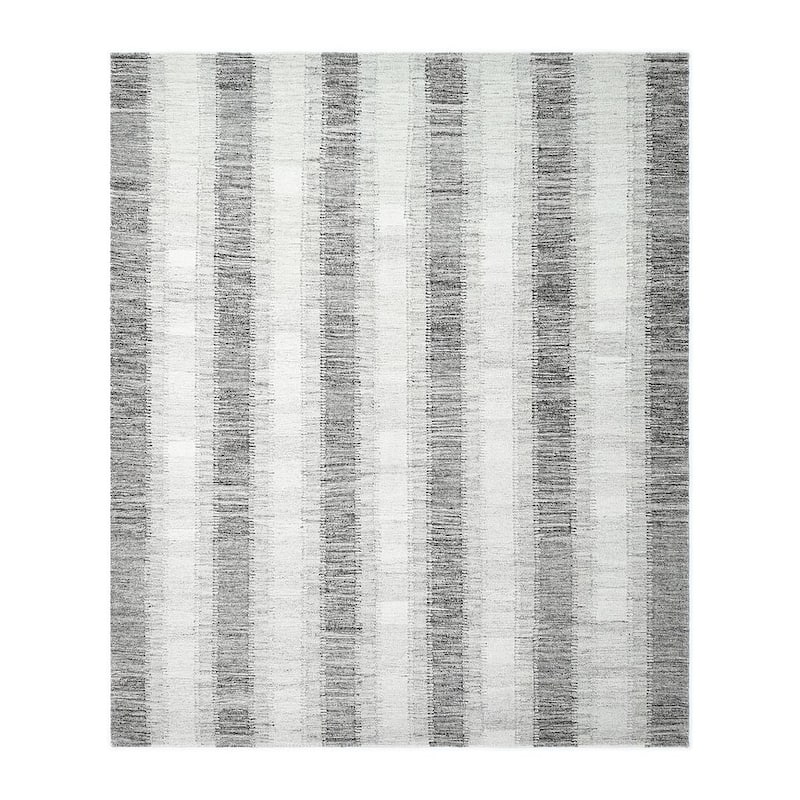 Overton Handmade Modern Contemporary Striped Area Rug