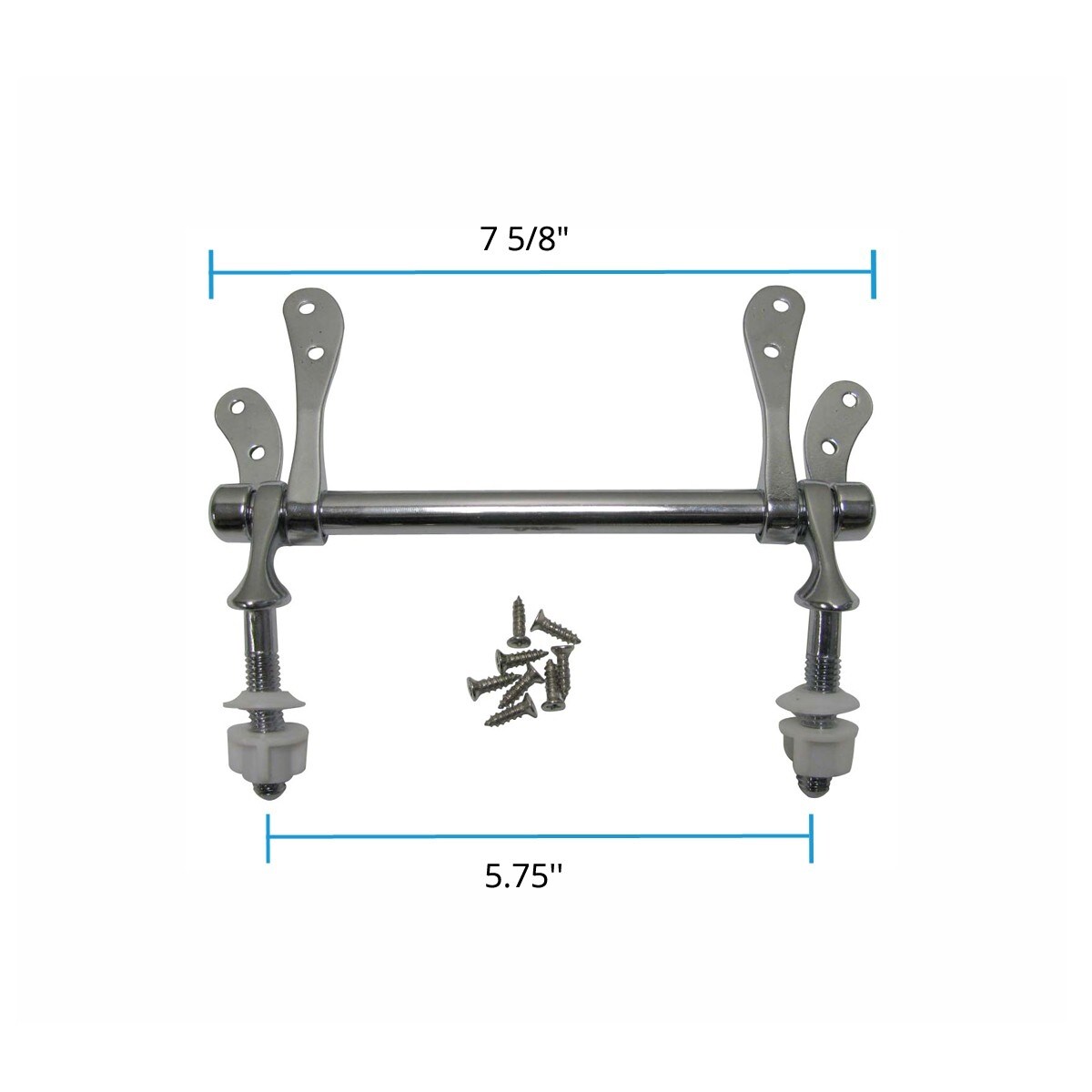 Shop Toilet Seat Hinge Chrome On Brass Replacement Hinge Renovator S Supply Overstock 16697307