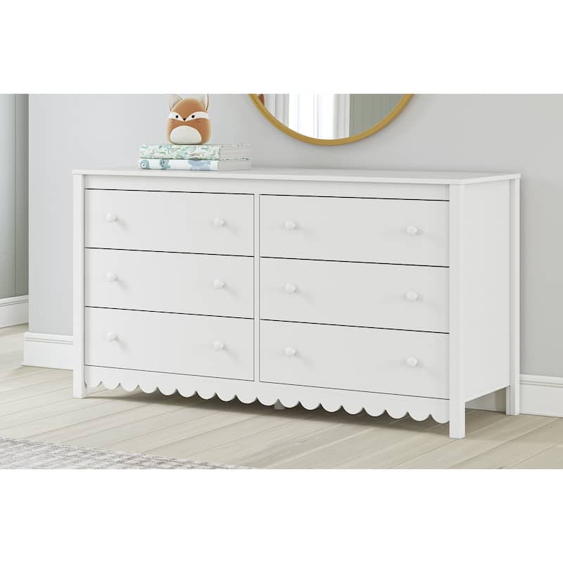 Signature Design by Ashley Hallityn White Dresser