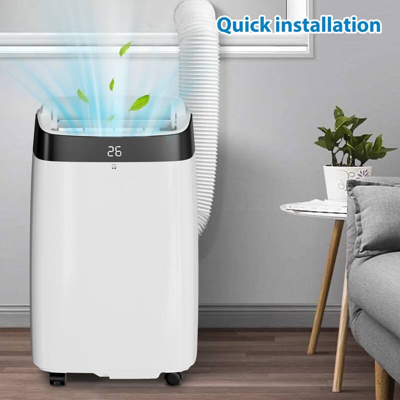 10000Btu Portable Air Conditioners Cool up to 450 Sq Ft, 24H Timer