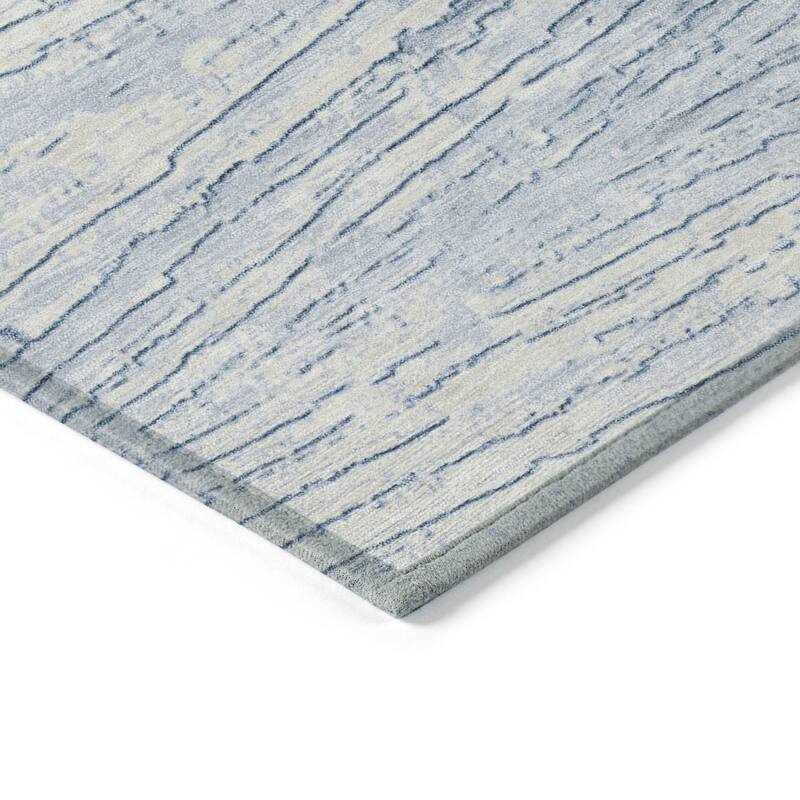 HomeRoots Striped Transitional Rectangle Outdoor Rug