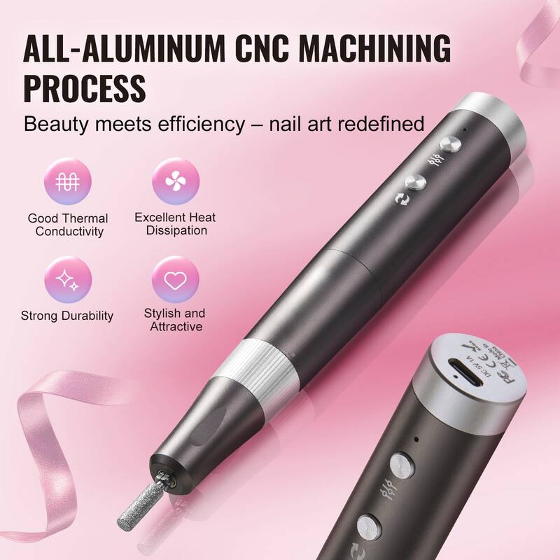Electric Rechargeable Nail Drill for Manicure Pedicure Carve Polish