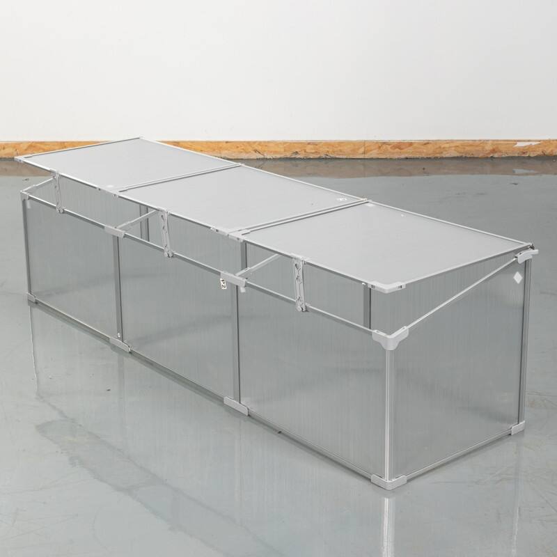 70.87"L Polycarbonate Greenhouse for Outdoors in Winter