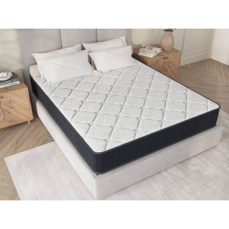 10" King Nest Basic Innerspring Hybrid Mattress, Pressure Relief, And Motion Isolation, Certipur-Us And Oeko Tex Certified