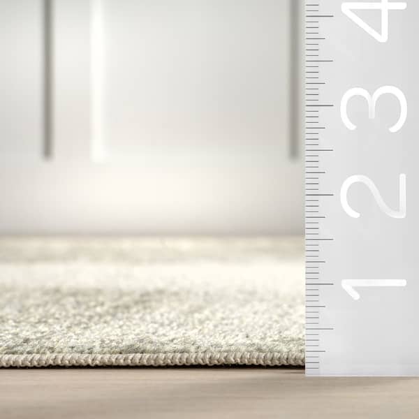 dimension image slide 1 of 6, Nuloom Argelia Solid Machine Washable Area Rug