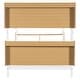 preview thumbnail 39 of 53, Metal Bunk Bed with Bedside Storage Bookcase, Twin Over Twin/Full Over Full Convertible Bunk Bedframe with Ladder and Guardrail