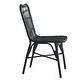 preview thumbnail 4 of 3, Outdoor PE Wicker Patio Dining Chairs Set of 2 GREY