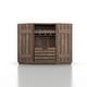 preview thumbnail 11 of 17, Furniture of America Lath Rustic 6-shelf Server