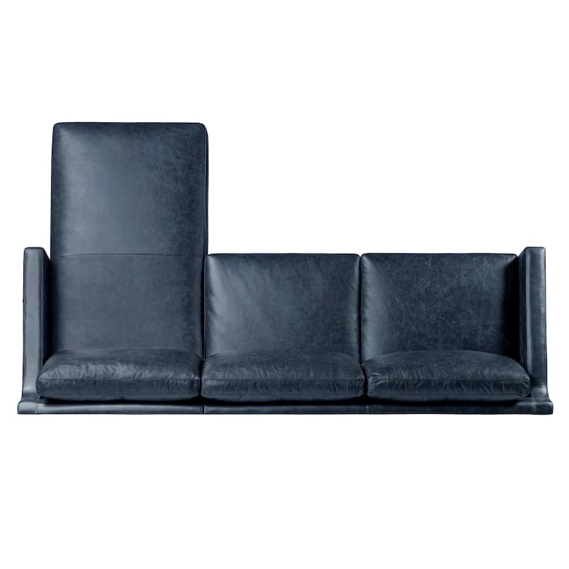 Poly & Bark Sorrento Sectional - Genuine Italian Leather
