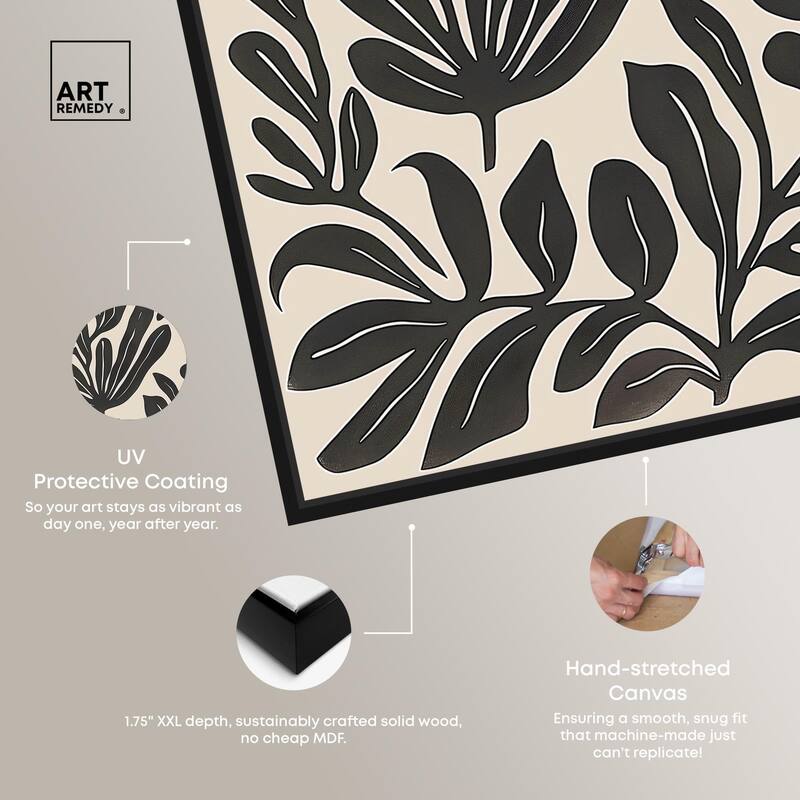 Ebony Eden Essence II Canvas by Art Remedy