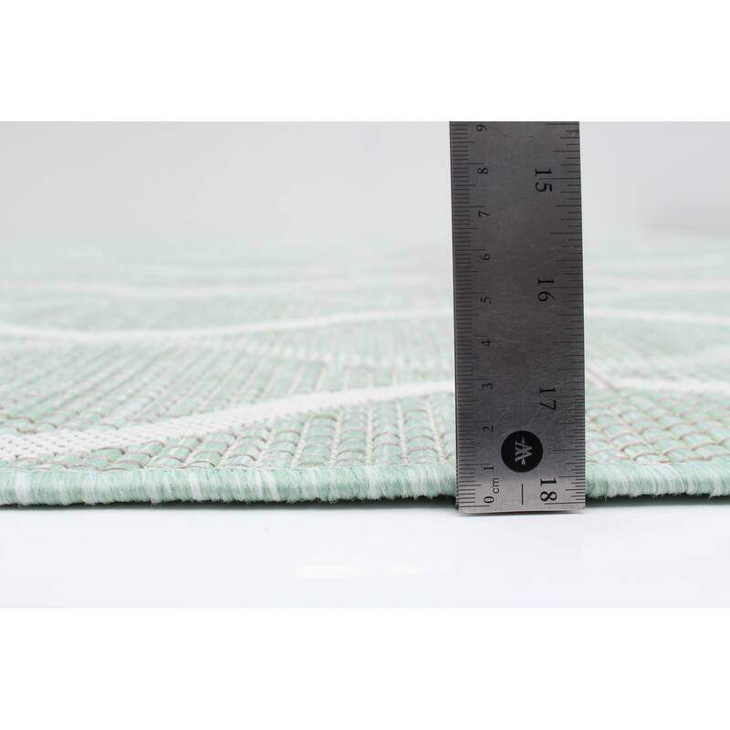 ECARPETGALLERY Veranda Abstract Indoor/ Outdoor Rug
