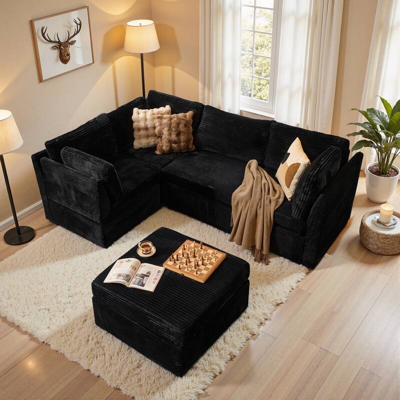 OVIOS Modular Cloud-Like Sofa (with Ottoman)