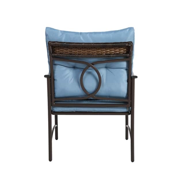 3-Piece Outdoor Patio Set – Modern Wicker Conversation Set with Rattan Chairs & Coffee Table‌